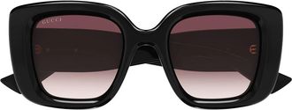 Gucci Sunglasses Gg1975 S 001 Black/Red Women