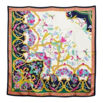 Gucci Pre-owned Scarves, female, Multicolor, Size: ONE SIZE Pre-owned Silk Scarf