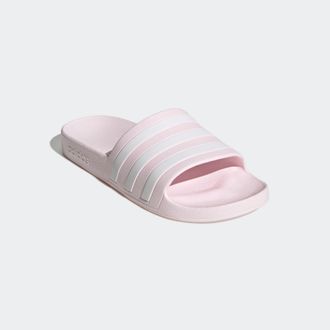 adidas Badesandale ADIDAS SPORTSWEAR AQUA ADILETTE, Damen, Gr. 40,5, rosa (almost pink, ftwr wei&szlig;, almost pink), Synthetik, Schuhe Badesandale