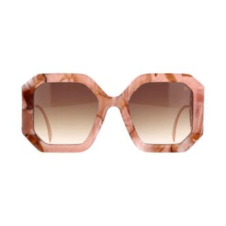 Philipp Plein Marble Square-Frame Sunglasses - Pink