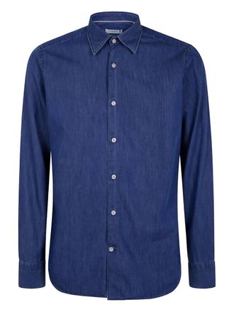 Tintoria Mattei button-up denim shirt - Blue
