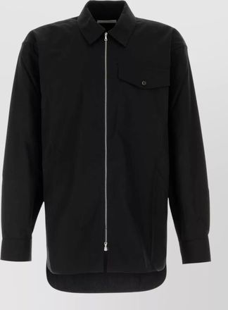 Dries Van Noten croomson shirt poplin buttoned cuffs pocket