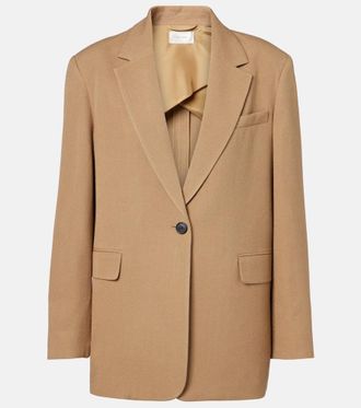 The Row Ezri silk blazer