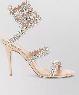 Rene Caovilla silk eva sandals