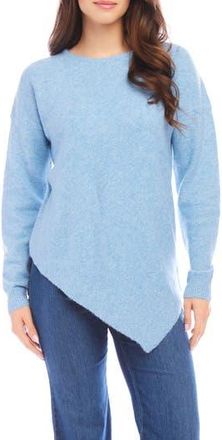 Karen Kane Asymmetric Hem Sweater in Sky at Nordstrom Rack, Size Small