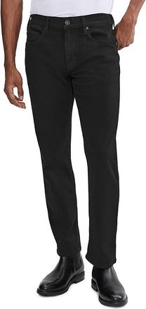 Paige Normandie 30 Inseam Transcend Straight Leg Jeans in Black Shadow Mens Clothing Black Shadow : 36 30, Cotton/Denim/Lycra