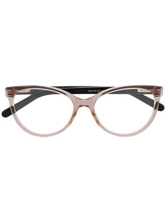 Marc Jacobs cat-eye frame glasses - women - Acetate - 53 - Neutrals