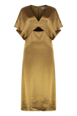 Yves Salomon Satin Dress