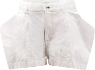 sacai Short Shorts - Dames - Bermuda - Wit - L - Korte Broeken