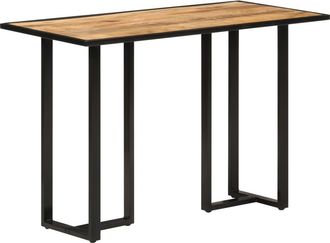 vidaXL Mesa De Comedor Madera Maciza De Mango 110x55x75,5 Cm Vidaxl