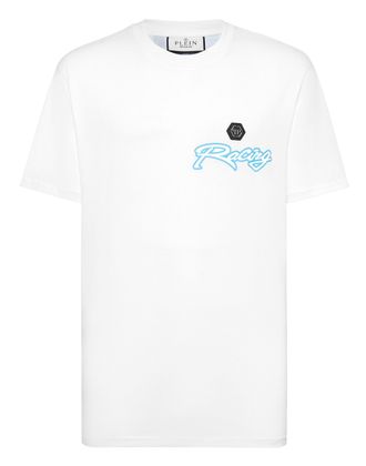 Philipp Plein T-Shirt Round Neck Ss Stripes Hexagon