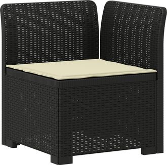 vidaXL Sill&oacute;n Individual De Jard&iacute;n Con Coj&iacute;n Apariencia De Ratan Pp Vidaxl