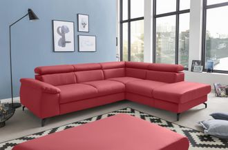 Cotta Ecksofa »Kitty L-Form, B: 249 cm« mit Kopfteilverstellung, optional Bettfunktion & Bettkasten
