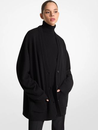 Michael Kors Cashmere Oversized Cardigan