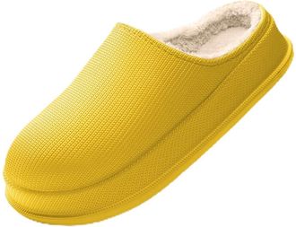 Generic Cloud Slippers for Women Men, Womens Unisex Winter Cozy & Stylish Fashion Booties Slipper Casual Home Shoes (Yellow, M, Adult, Women, 3.5, Numeric Ran