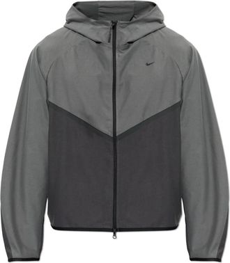 Nike Tech Windrunner Jas - Heren - Windbreakers - Grijs - M - Katoen - Fitness