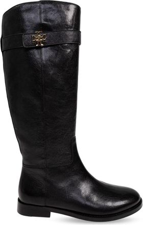 Tory Burch Black Zipper Boots