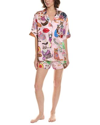 Karen Mabon 2pc Print Pajama Set