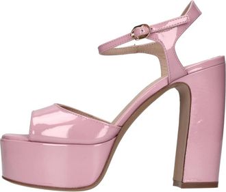 Roberto Festa Milano Parigi Vern. Rosa - Dames - Sandalen met hakken - Roze - 39 EU - Leer - Schoenen