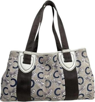 Celine Pre-owned Vintage Handtas - Dames - Vintage Handtas - Beige - ONE Size - Leer - Vintage