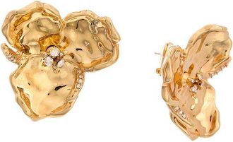 Oscar De La Renta Small Blossom Earrings