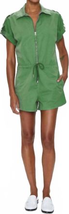 Pistola Denim Meg Romper In Avocado