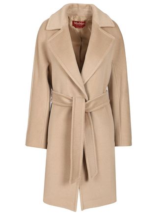 Max Mara Dressing Gown Coat Coats Beige-Donna