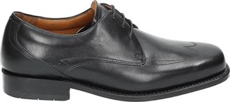 Van Bommel Zakelijke lage leren schoen zwart - Heren - Nette schoenen - Zwart - 38 EU - Leer - Schoenen