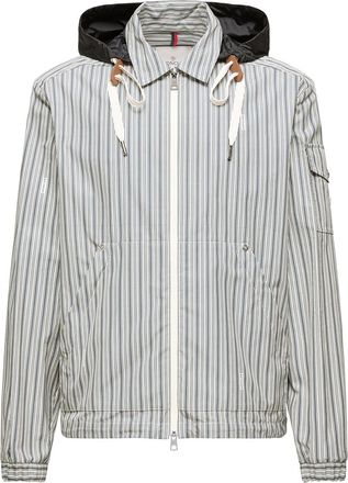 Moncler Moncler Havas Striped Poplin Shirt Jacket, Men, Multicolor, Size: 1