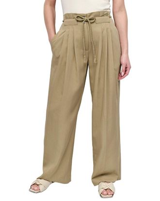 DKNY Dkny Rope Tie Front Wide Leg Pant
