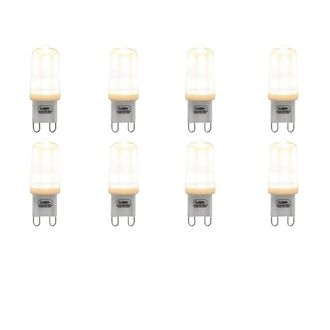 LUEDD LED lamp - set van 8 - G9 - 3W - 2700K - 280LM - dimbaar