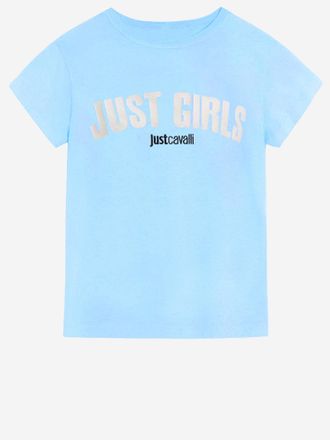 Just Cavalli Baumwoll-T-Shirt mit Logo