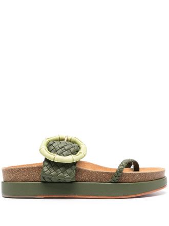 Johanna Ortiz Sandali slides Broadwalk Romance - Verde