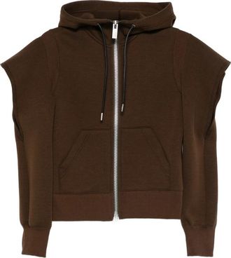 sacai Hooded Zip Hoodie