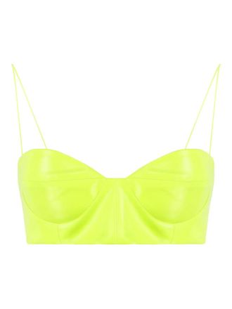 Alex Perry spaghetti-strap top - Yellow