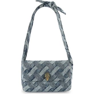 Kurt Geiger Kensington Knot Shoulder Bag in Navy at Nordstrom