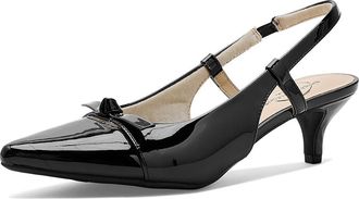 Life Stride Margaret Slingback Shoes High Womens Heels Black : 6.5 M (B), Synthetic