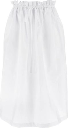 Fabiana Filippi Gonna in misto cotone - Bianco