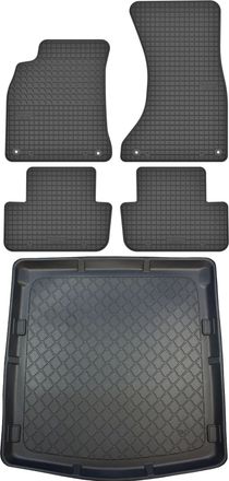 OEM Juego De Alfombrillas De Goma Para Coche Y Maletero Para Audi A5 I 8ta Sportback (2009-09.2016)