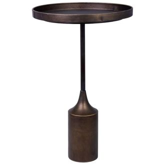 Wanderlust Deco Mesa auxiliar de metal 30x30x60.5h cm