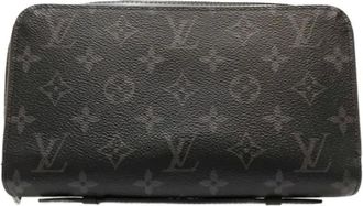 Louis Vuitton Pre-owned Wallets, female, Black, Size: ONE SIZE Pre-owned Canvas Wallet