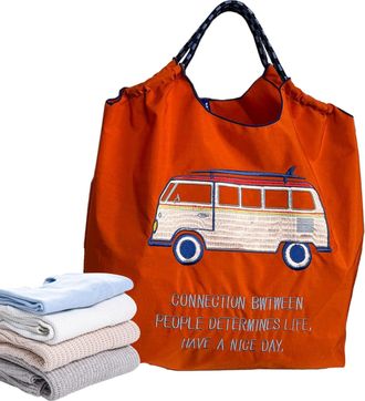 Generic Reusable Shopping Bags - Compact Bright Colors Tote,Kitchen Groceries Bags,for School Grocery Store Supermarket Shop Indoor Outdoor Family Friends Chr