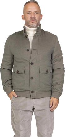 Duno Neil Bomber - Heren - Zomerjassen - Grijs - 3XL - Wol - Jassen