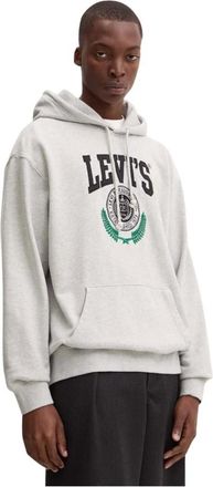 Levi's Heren, Sweatshirts & Hoodies, Grijs, Maat: XL Katoen