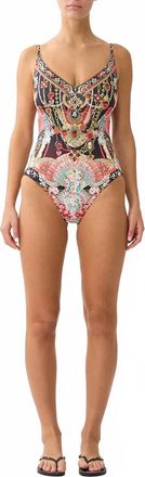 Camilla V Neck Underwire One Piece In Daughters Of Duende