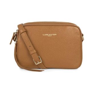 Lancaster Cross Body Bags, female, Brown, Size: ONE SIZE Zipped Crossbody Bag Dune Camel