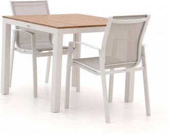 Forza Furniture Forza Altea/Fidenza 90cm dining tuinset 3-delig stapelbaar