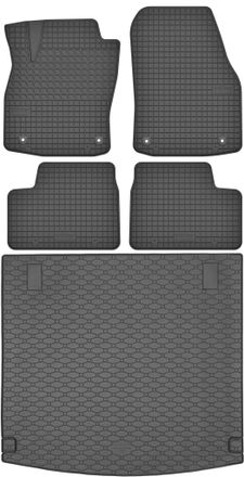 OEM Juego De Alfombrillas De Goma Para Coche Y Maletero Para Opel Astra Iii H Kombi (2004-2014)