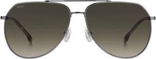 BOSS 61mm Aviator Sunglasses in 0Kj1-86 at Nordstrom Rack