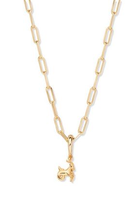 Brook & York Aries Zodiac Charm Paperclip Necklace in Gold/capricorn at Nordstrom